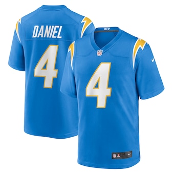 mens nike chase daniel powder blue los angeles chargers game
